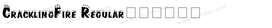CracklingFire Regular字体转换